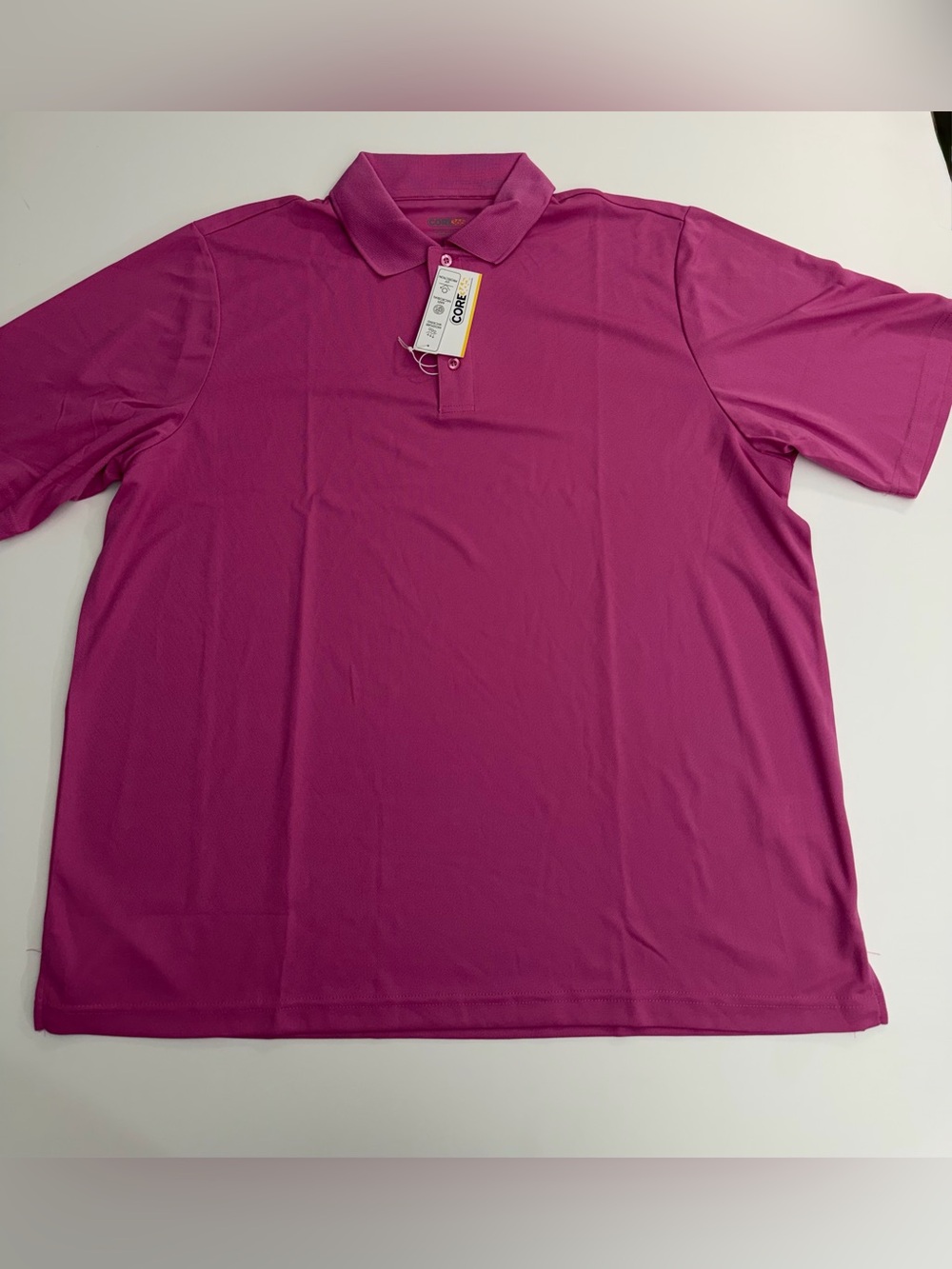 Core365 Polo Shirt Size 2XL/2TG Electric Pink Performance Golf